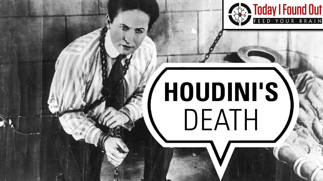 harry houdini cause of death