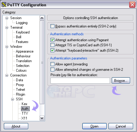 transfer file over putty